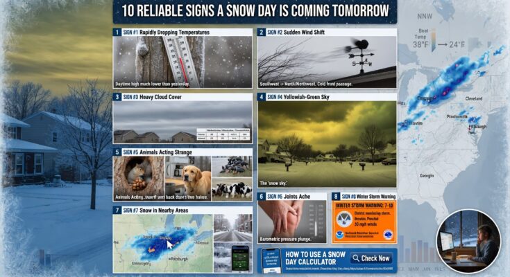 10 Signs a Snow Day Is Coming Tomorrow