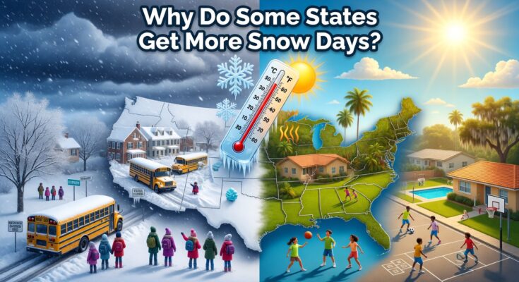 Why Do Some States Get More Snow Days Than Others