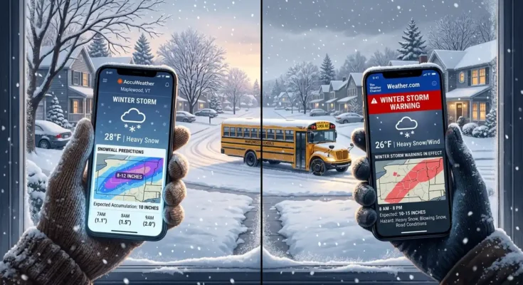 AccuWeather vs Weather.com