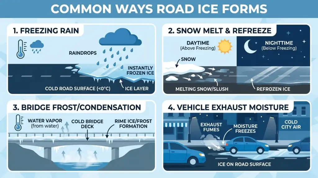 How Does Black Ice Form