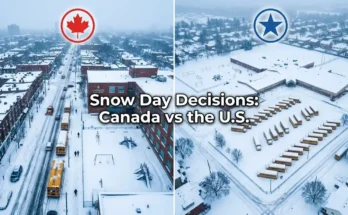 How Snow Day Decisions Are Made in Canada vs the U.S.