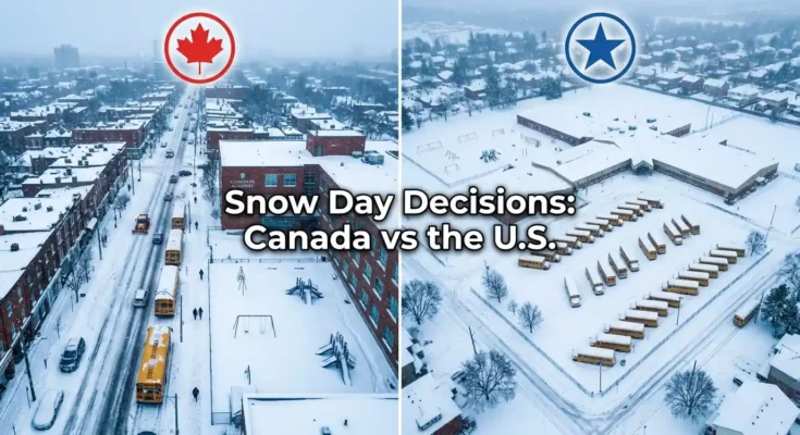 How Snow Day Decisions Are Made in Canada vs the U.S.