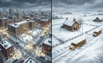 Urban Schools vs Rural Schools – Who Gets More Snow Days