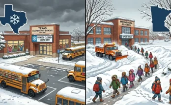Why Texas Schools Shut Down With Less Snow Than Northern States