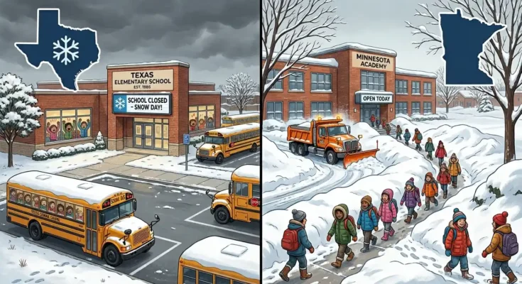 Why Texas Schools Shut Down With Less Snow Than Northern States