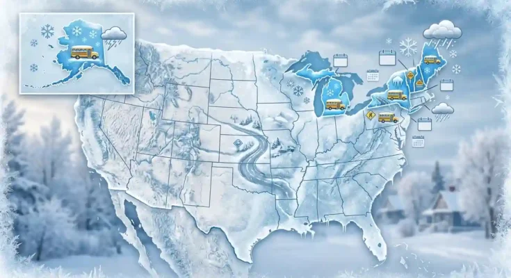6 States With the Most School Snow Days Per Year