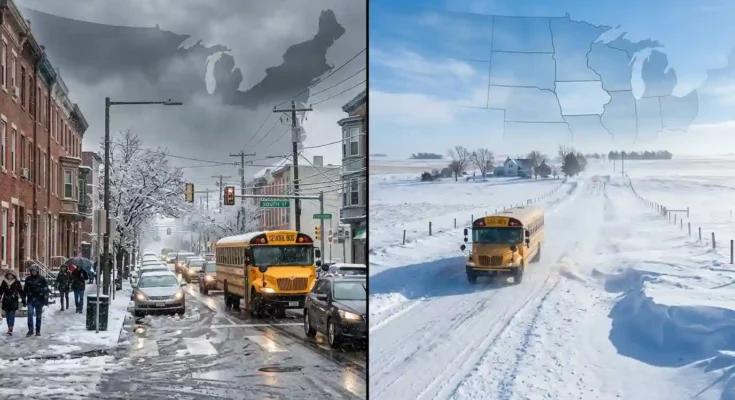 East Coast Snow Days vs Midwest Snow Days