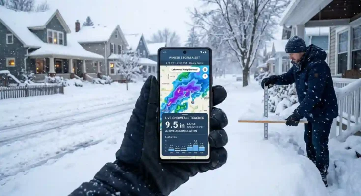 How to Track Snowfall Accumulation in Real Time
