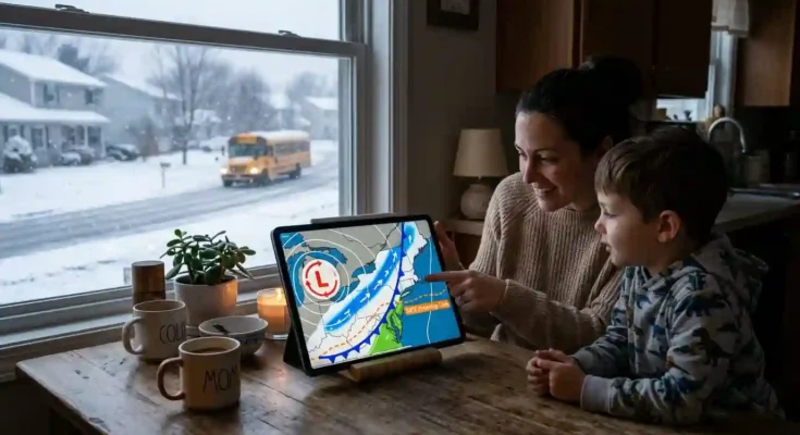 Read a Weather Map for Snow Day Clues