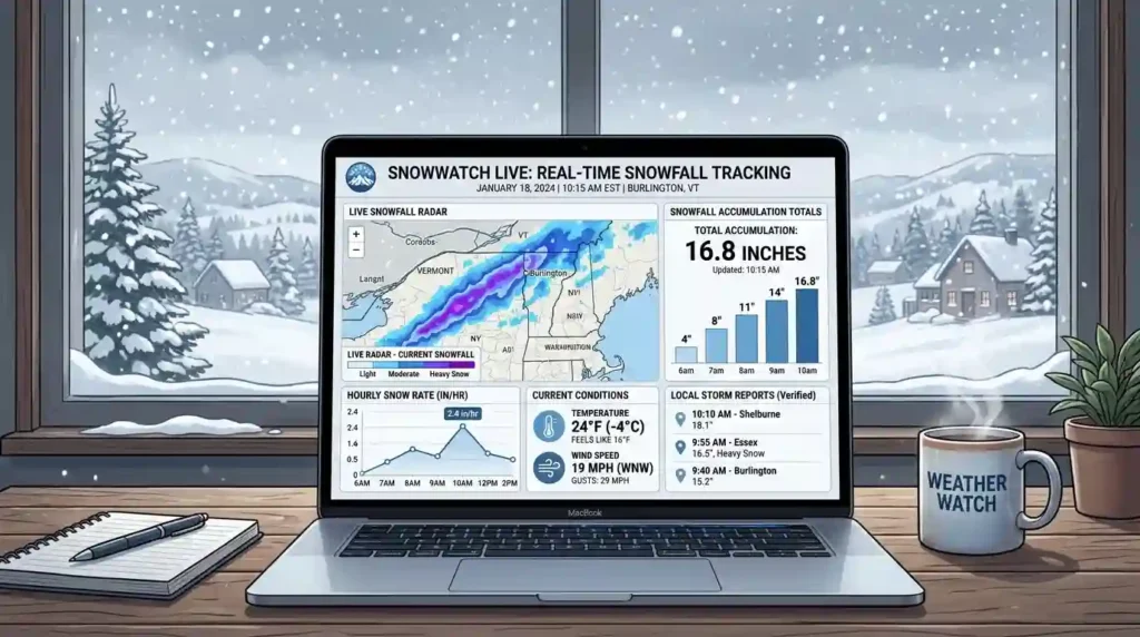Real-Time Snowfall Tracking Dashboard