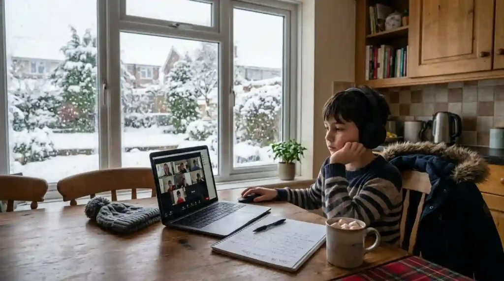 Remote Learning During Snow Day