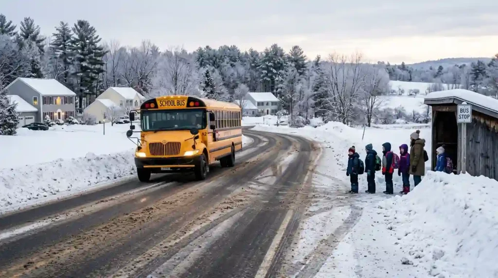 School Bus Safety in Snow