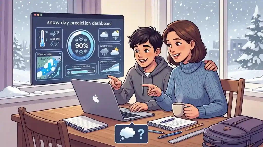Snow Day Calculator and Weather Data