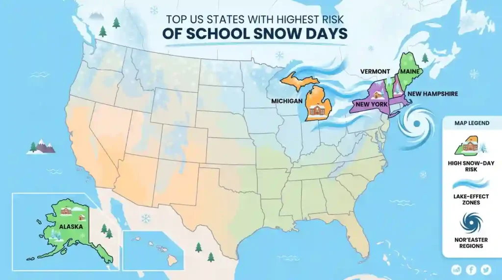 Snow-Day Ranking Map