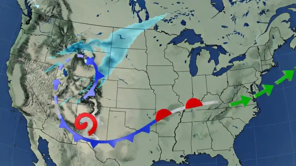 Storm Track and Cold Air Setup
