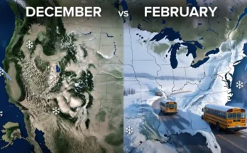 Why February Gets More Snow Days Than December in Most States