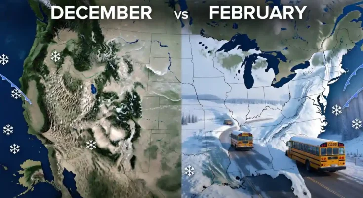 Why February Gets More Snow Days Than December in Most States