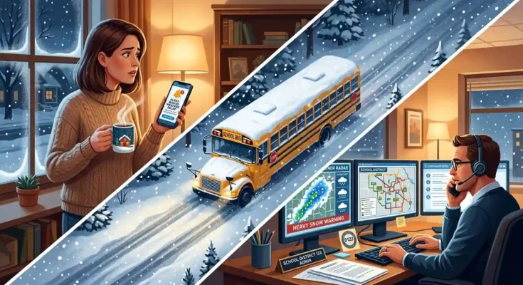Why Parents and Schools Disagree on Snow Day Timing
