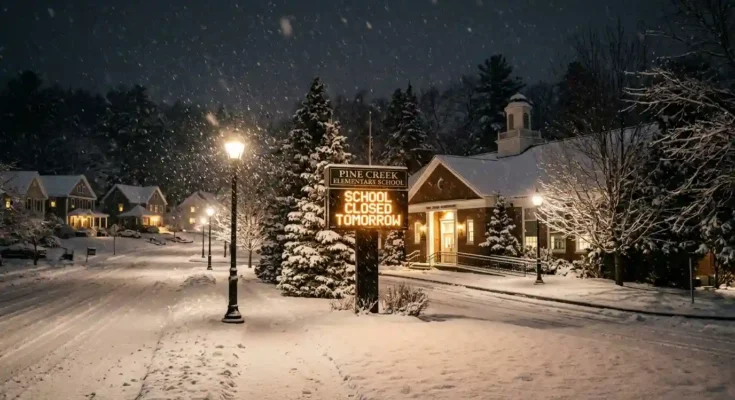 Why Schools Announce Snow Days the Night Before