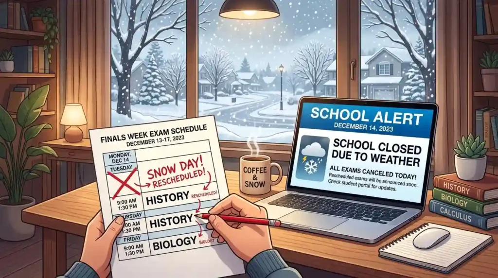 Snow Day Schedule Change