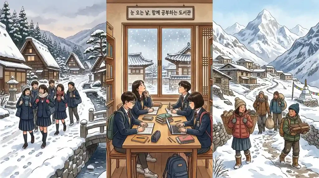 Snow Days in Asia