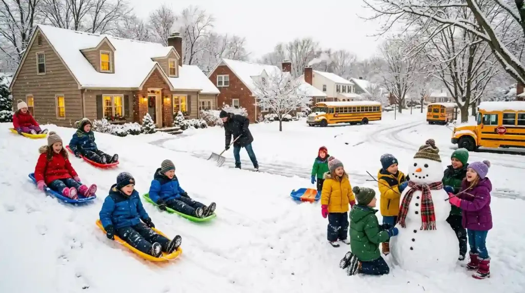 Snow Days in the United States and Canada